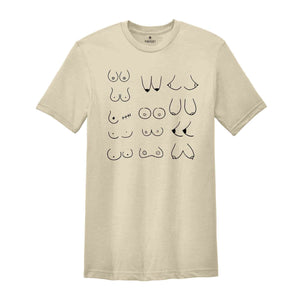 Boobs Shirt, Funny Feminism T-shirt, Boob Gifts, Free The Nipple Tee, Breast Cancer Awareness, Breast Cancer Survivor Gift