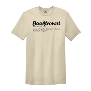 Booktrovert Definition T-Shirt, Book Lover Shirt, Funny Anti-Social Shirt, Book Lover Gift, English Teacher T-Shirt