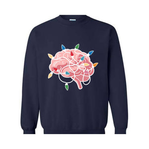 Brain Neuro Christmas Sweatshirt