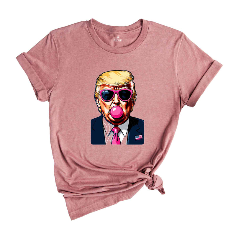 Bubble Gum Trump Shirt, Trump 2025 Shirt, Vote for Trump Shirt, Political Shirt, Election Day Shirt, Make America Great Again Tee