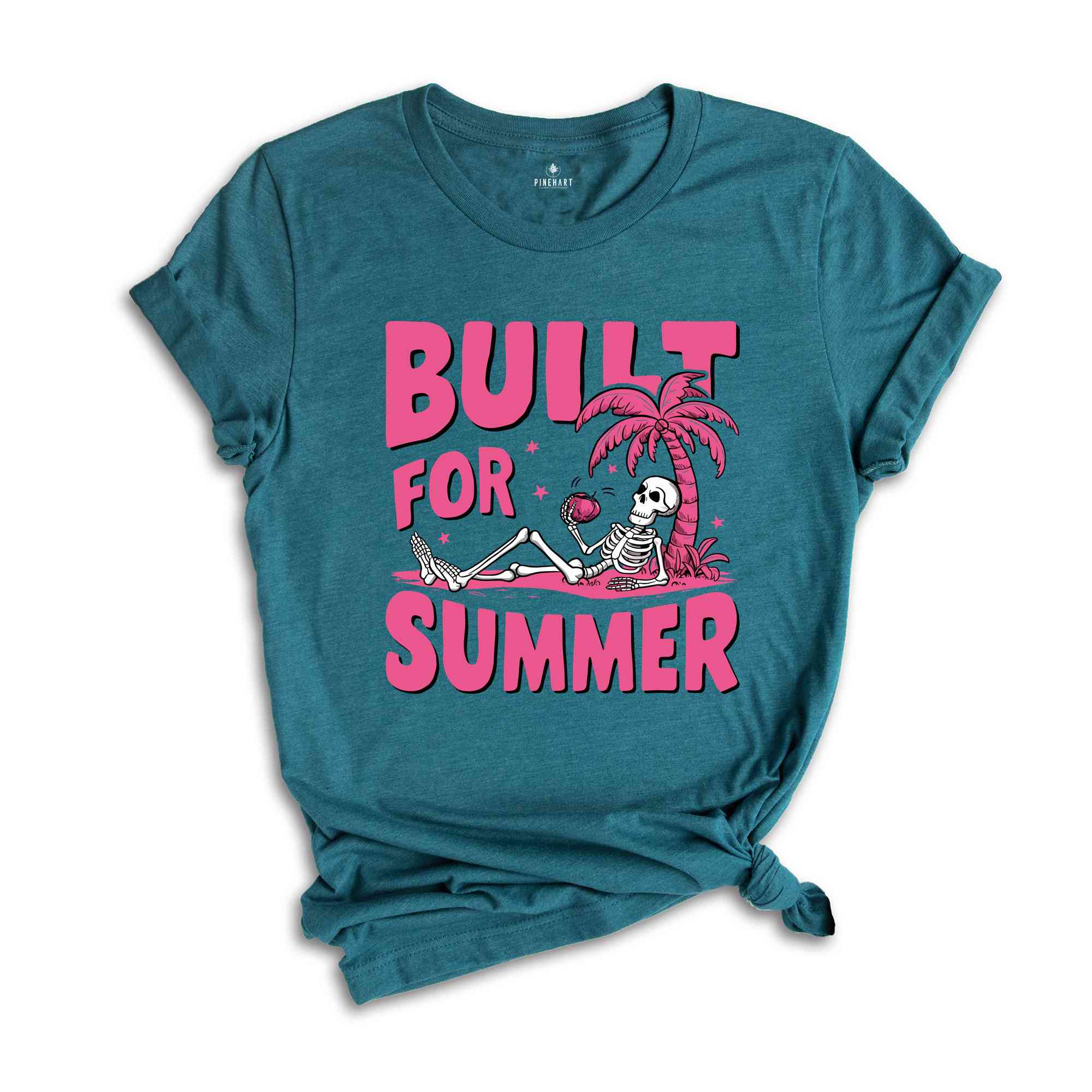 Built for Summer Shirt, Cute Beach Shirt, Skeleton Summer Shirt, Trendy Summer Shirt, Pink Skeleton Shirt, Summer Mom Shirt