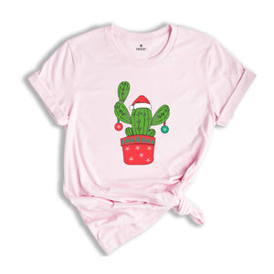 Cactus Christmas Tree, Cactus Shirt, Western Christmas Tree Shirt, Christmas Vibes Tee, Christmas Gift
