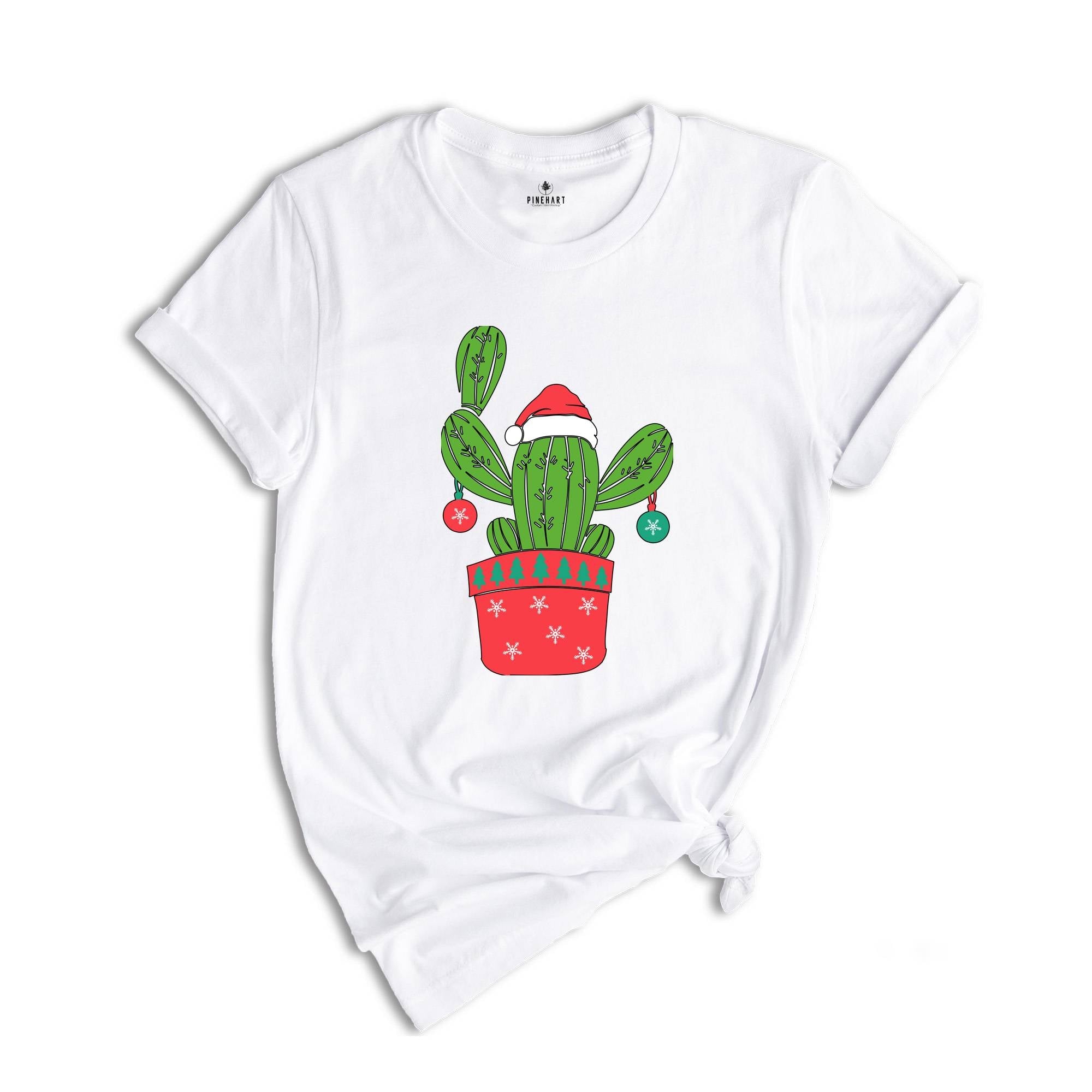 Cactus Christmas Tree, Cactus Shirt, Western Christmas Tree Shirt, Christmas Vibes Tee, Christmas Gift