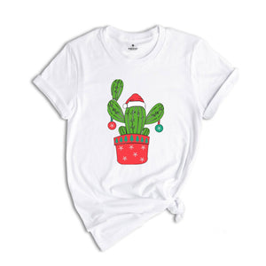 Cactus Christmas Tree, Cactus Shirt, Western Christmas Tree Shirt, Christmas Vibes Tee, Christmas Gift