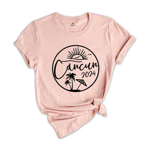 Cancun 2024 Shirt, Cancun Lover T-Shirt, Cancun Fan, Cancun Beach Shirt, Cancun Holiday Shirt, Summer Beach Shirt, Cancun Summer