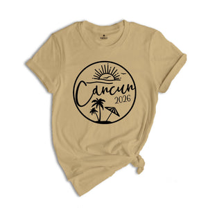 Cancun 2026 Shirt, Cancun Lover T-Shirt, Cancun Fan, Cancun Beach Shirt, Cancun Holiday Shirt, Summer Beach Shirt, Cancun Summer