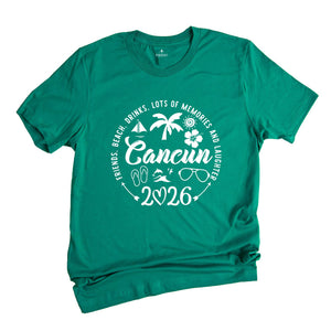 Cancun 2026 Shirt, Cancun Lover T-Shirt, Cancun Fan, Cancun Beach Shirt, Cancun Holiday Shirt, Summer Beach Shirt, Cancun Summer