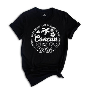 Cancun 2026 Shirt, Cancun Lover T-Shirt, Cancun Fan, Cancun Beach Shirt, Cancun Holiday Shirt, Summer Beach Shirt, Cancun Summer