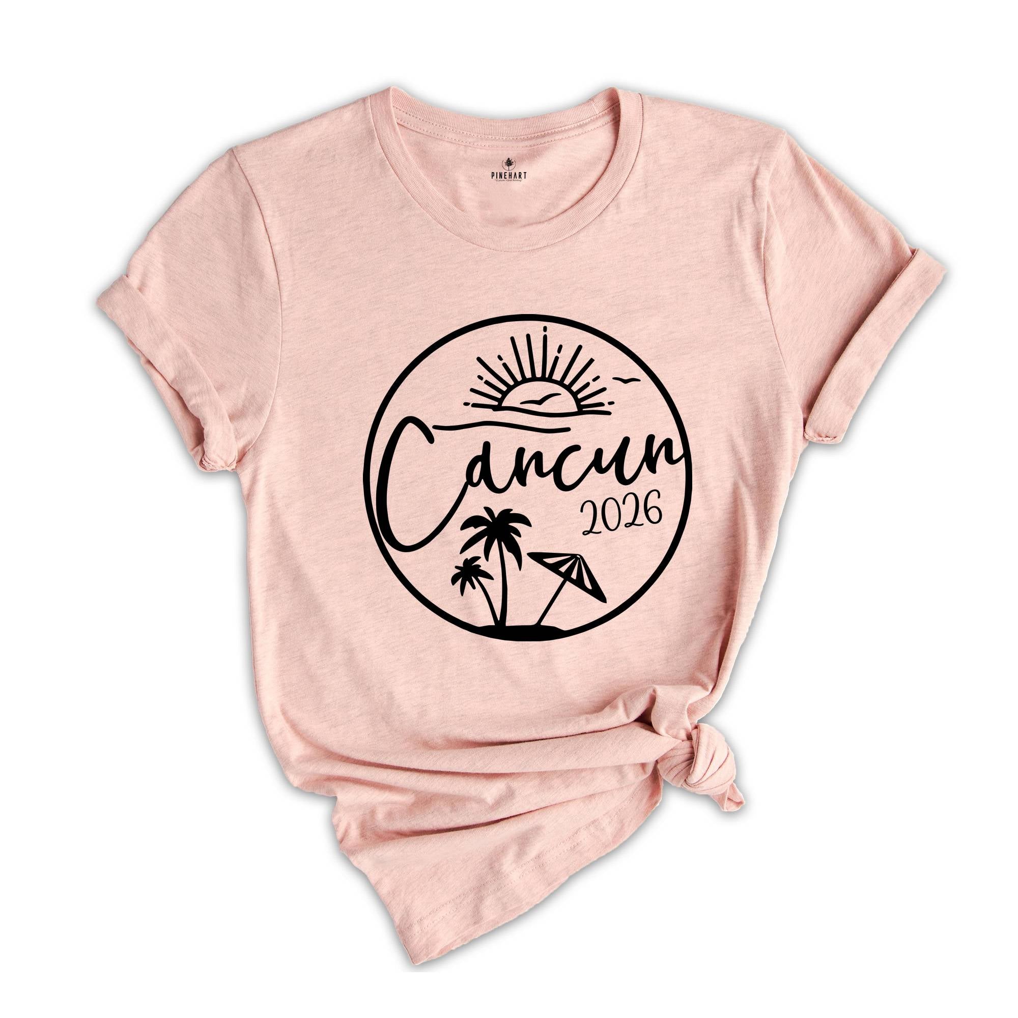 Cancun 2026 Shirt, Cancun Lover T-Shirt, Cancun Fan, Cancun Beach Shirt, Cancun Holiday Shirt, Summer Beach Shirt, Cancun Summer