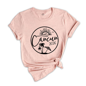 Cancun 2026 Shirt, Cancun Lover T-Shirt, Cancun Fan, Cancun Beach Shirt, Cancun Holiday Shirt, Summer Beach Shirt, Cancun Summer