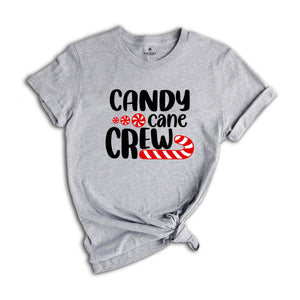 Candy Cane Crew Shirt, Christmas Crew T-Shirt, Christmas Family Matching Tee, Holiday Apparel, Christmas T-Shirt