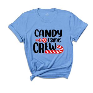 Candy Cane Crew Shirt, Christmas Crew T-Shirt, Christmas Family Matching Tee, Holiday Apparel, Christmas T-Shirt