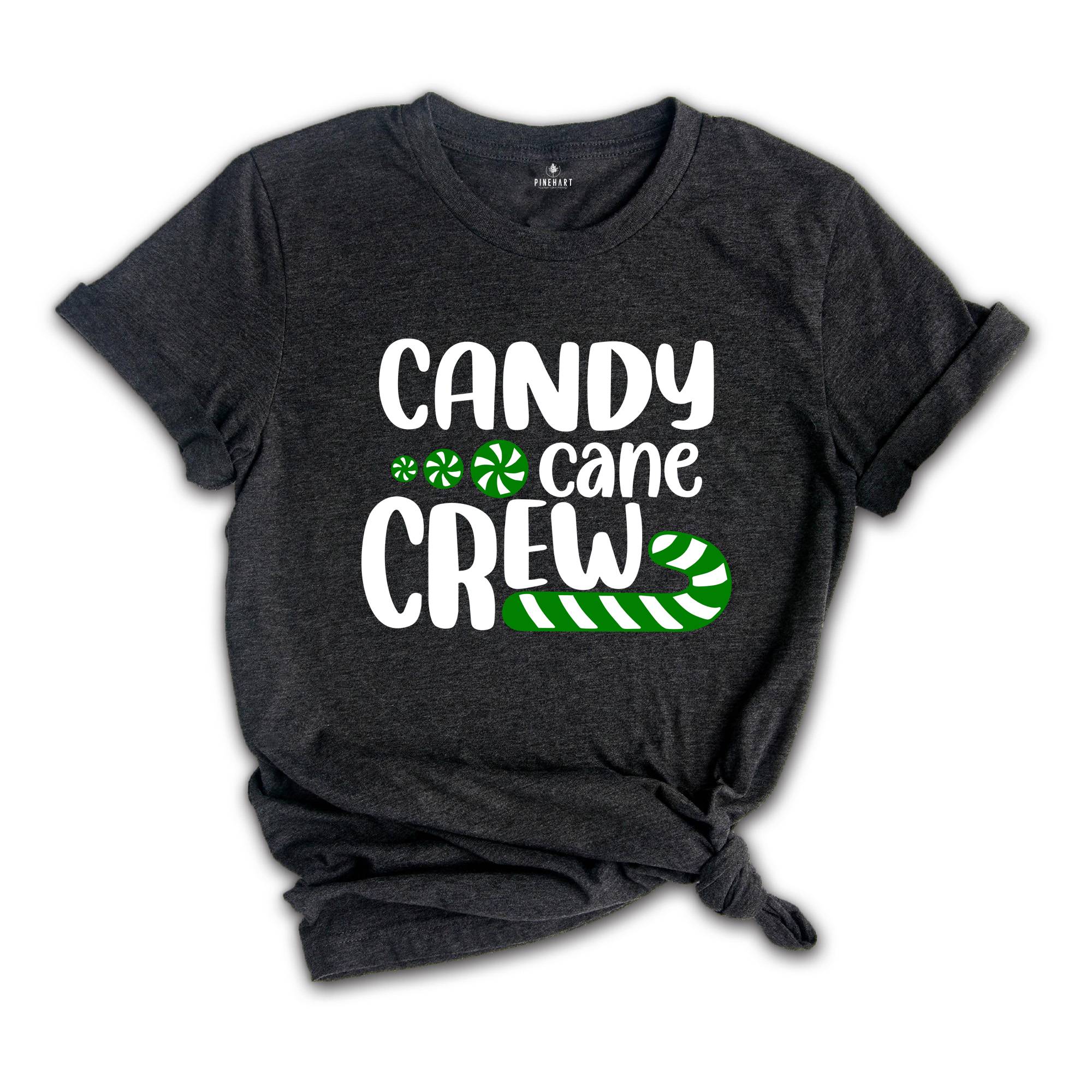 Candy Cane Crew Shirt, Christmas Crew T-Shirt, Christmas Family Matching Tee, Holiday Apparel, Christmas T-Shirt