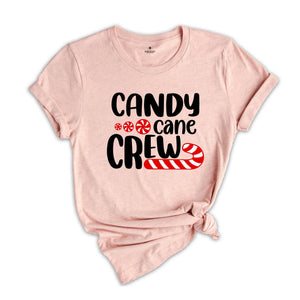 Candy Cane Crew Shirt, Christmas Crew T-Shirt, Christmas Family Matching Tee, Holiday Apparel, Christmas T-Shirt