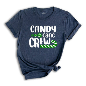 Candy Cane Crew Shirt, Christmas Crew T-Shirt, Christmas Family Matching Tee, Holiday Apparel, Christmas T-Shirt