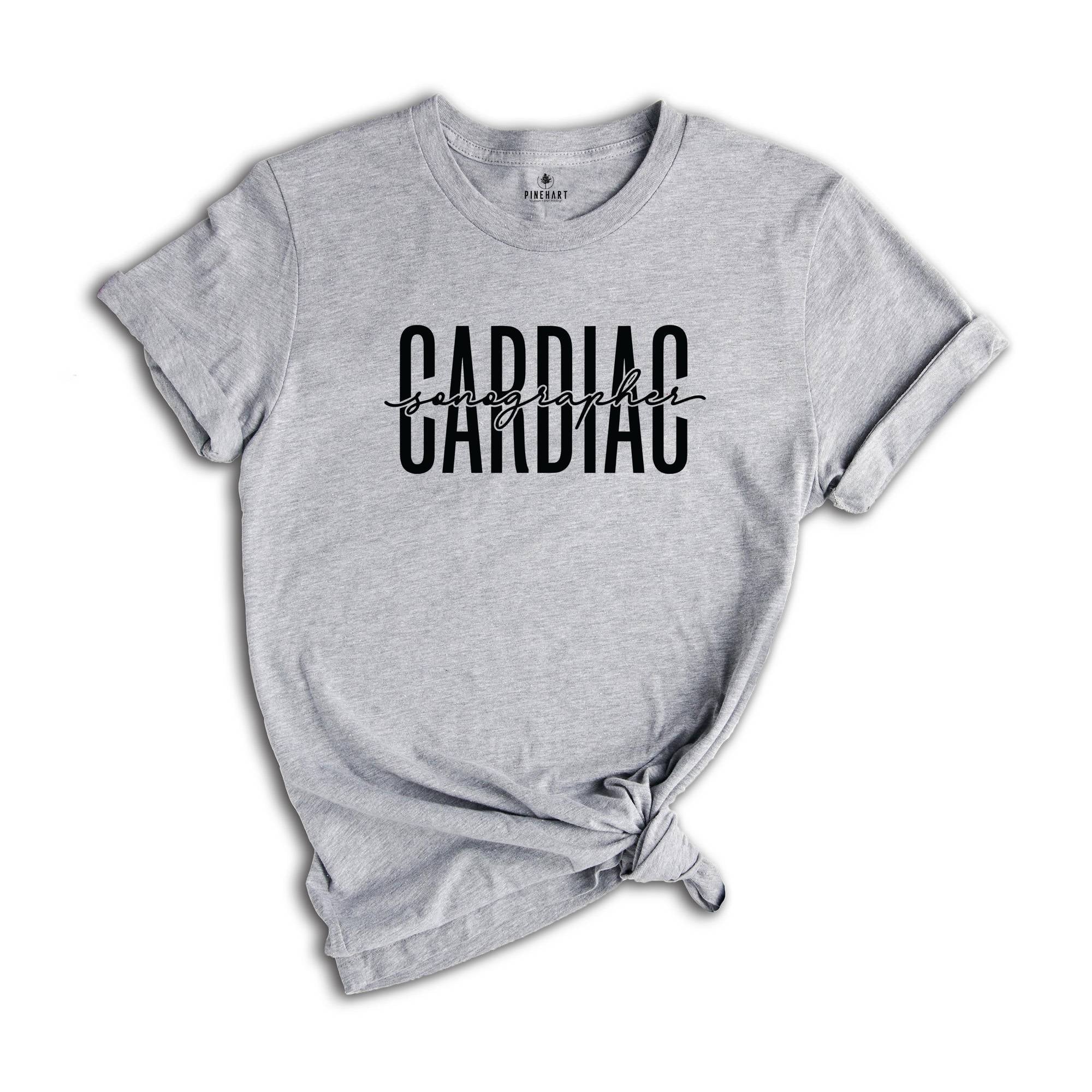 Cardiac Sonographer Shirt, Ultrasound Technologist T-Shirt, Sonography Graduate Tee, Rad Technologist, Radiologic Tech Shirt