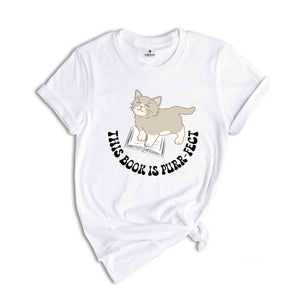 Cat Reading Book Shirt, Cat Book Tee, Bookish Shirt, Book Lover Gift, Book Club T-shirt, Cat Mom Shirt, Gift for Cat Lover, Bookworm Shirt