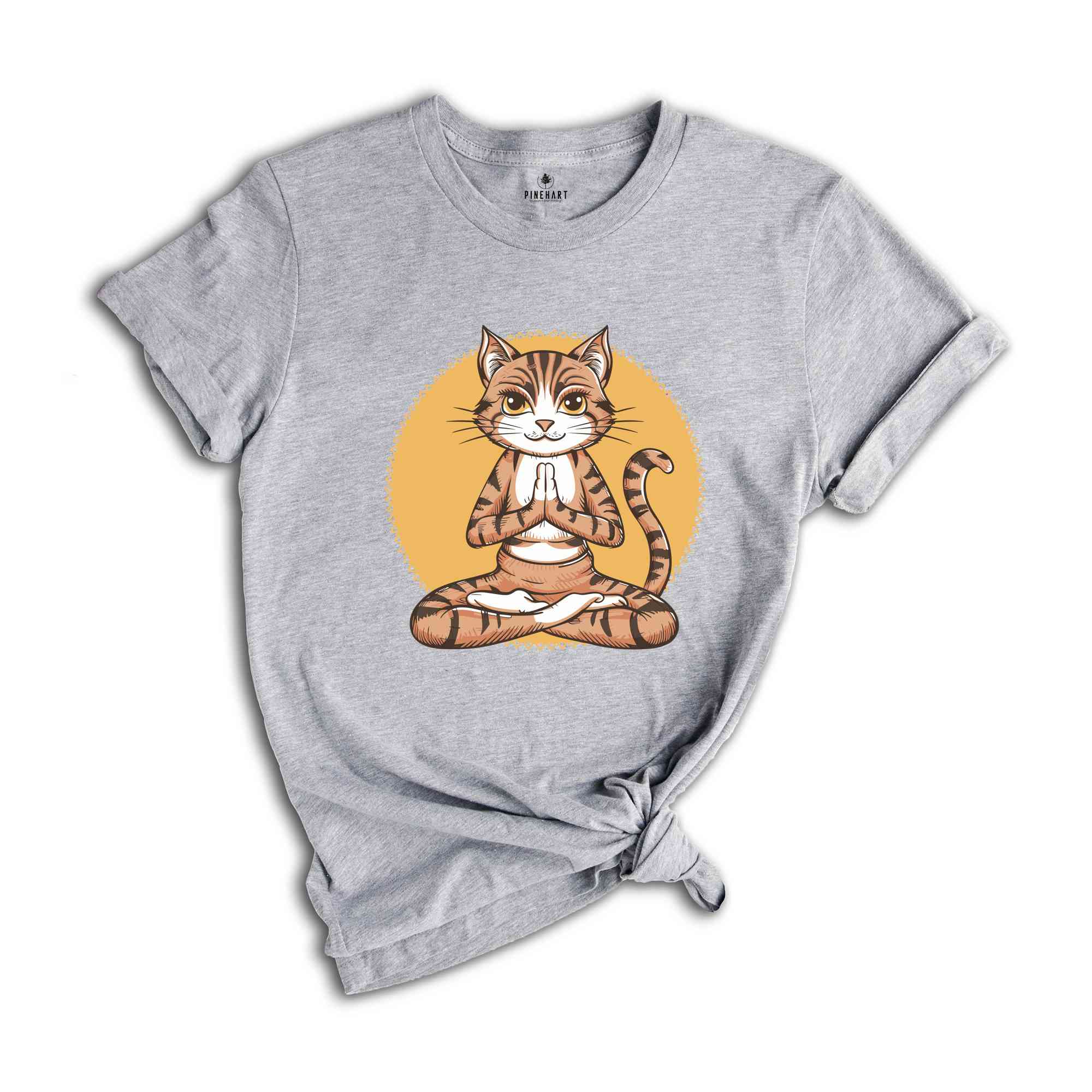 Cat Yoga Shirt, Cute Cat Yoga, Funny Meditation, Yoga Gifts, Cat Lovers Shirt, Cat Gift, Meditation Shirt, Namaste Shirt