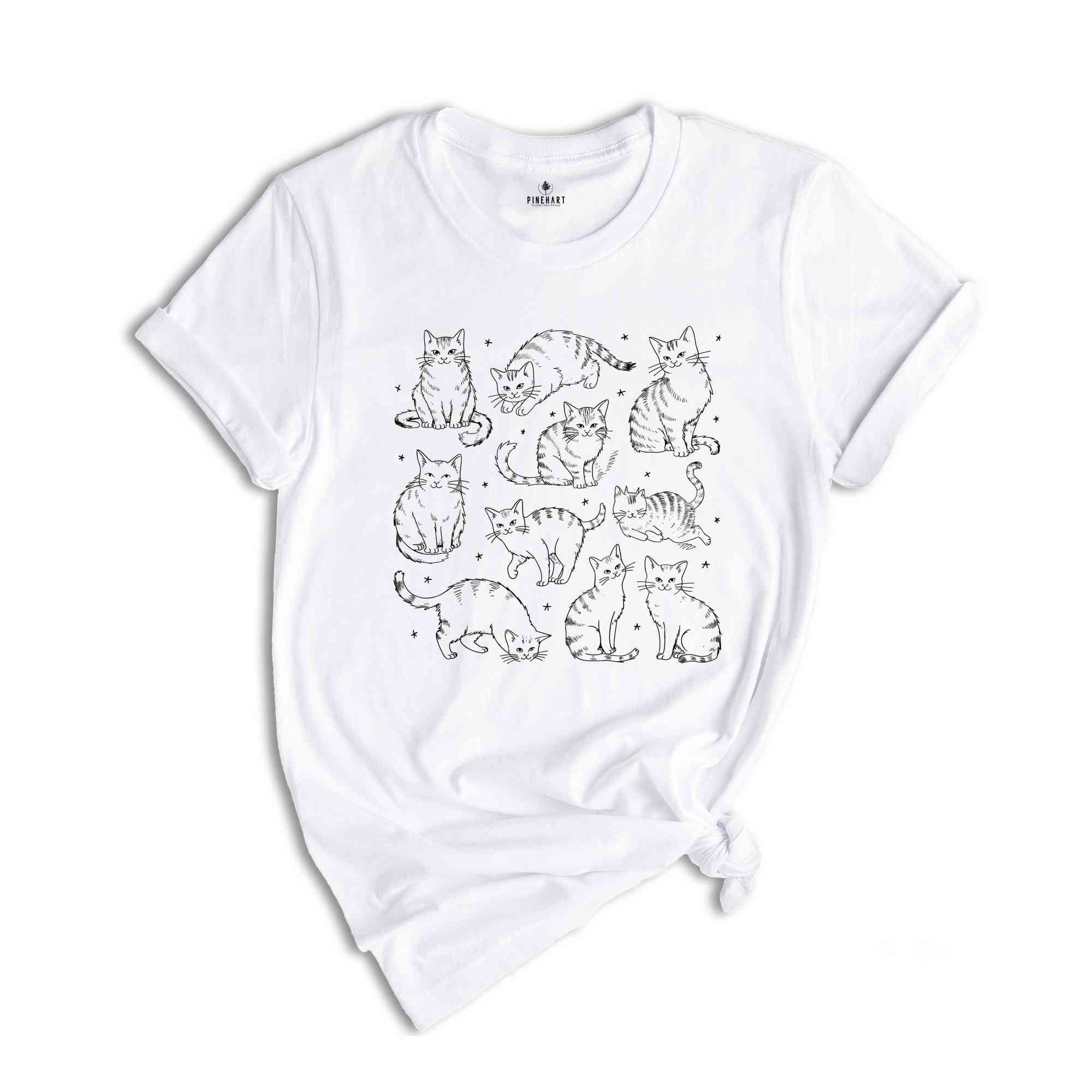 Cats Shirt, Cat Lover Gift, Funny Cat Shirt, Cat Mama Shirt, Gift For Mom, Cute Cat Shirt, Cat Shirt, Animal Lover Shirt