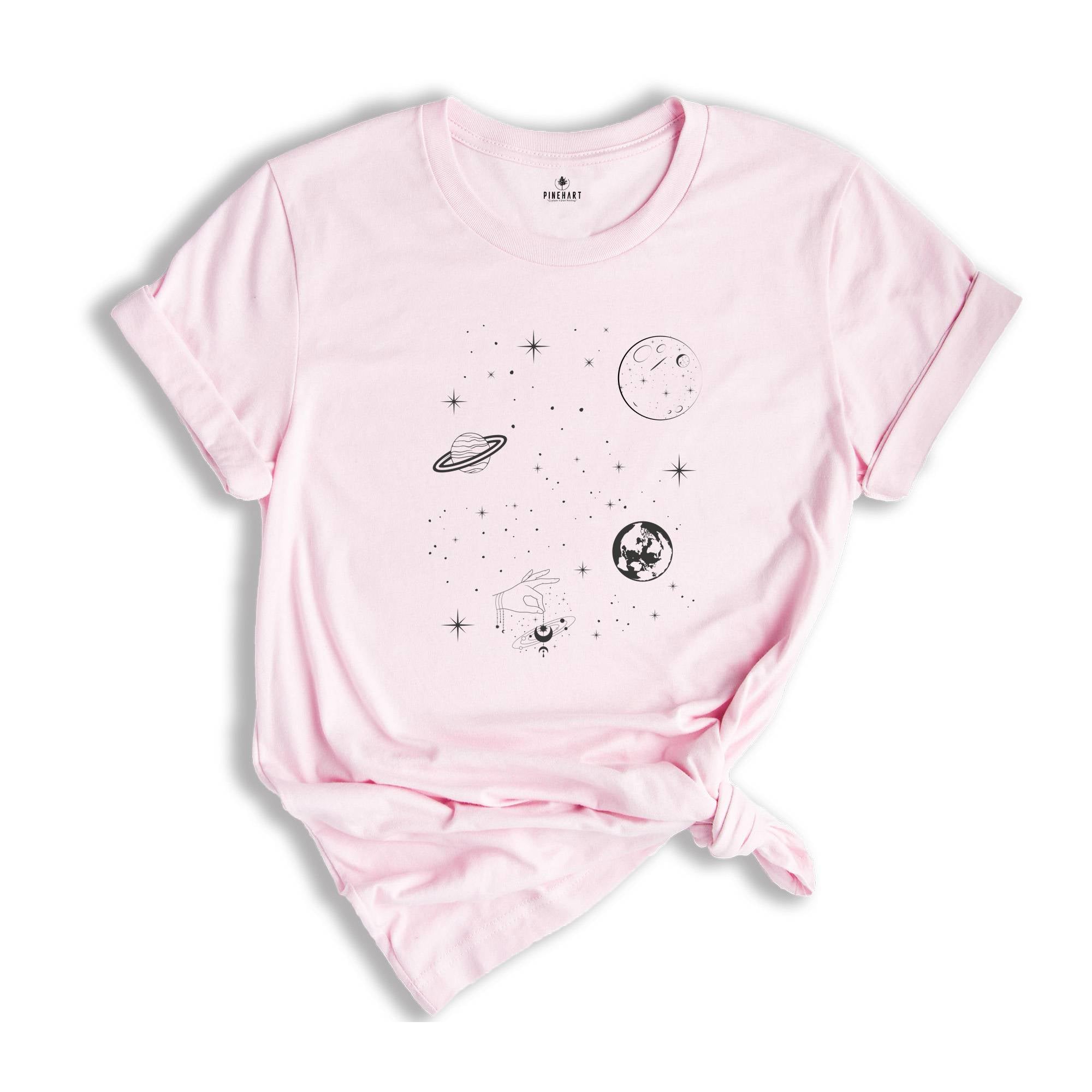 Celestial Shirt, Astrology Shirt, Spiritual Shirt, Aesthetic Shirt, Moon Shirt, Mystical Shirt, Moon Phase Shirt, Astronomy Shirt