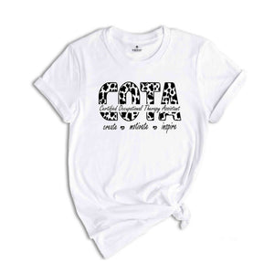 Certified Occupational Therapy Assistant Shirt, Motivate T-Shirt, Occupational Therapist Shirt, Inspire Shirt, COTA Grad Shirt