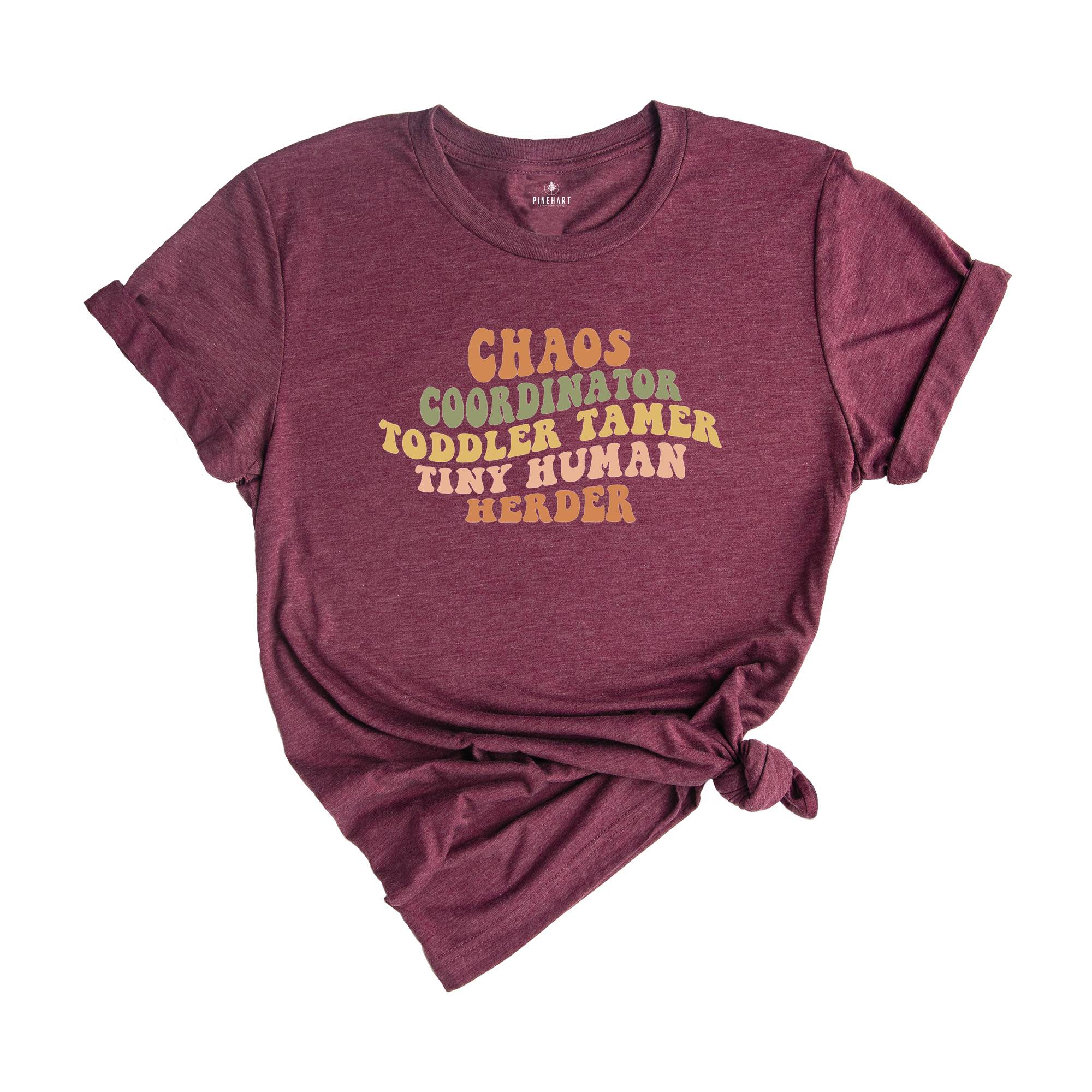 Chaos Coordinator Toddler Tamer Tiny Human Herder Shirt, Human Herder Tee, Funny Teacher Shirt, Cute Teacher Gift, Humorous Mom Shirt
