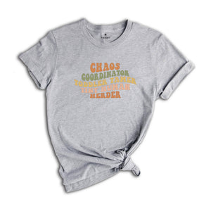 Chaos Coordinator Toddler Tamer Tiny Human Herder Shirt, Human Herder Tee, Funny Teacher Shirt, Cute Teacher Gift, Humorous Mom Shirt