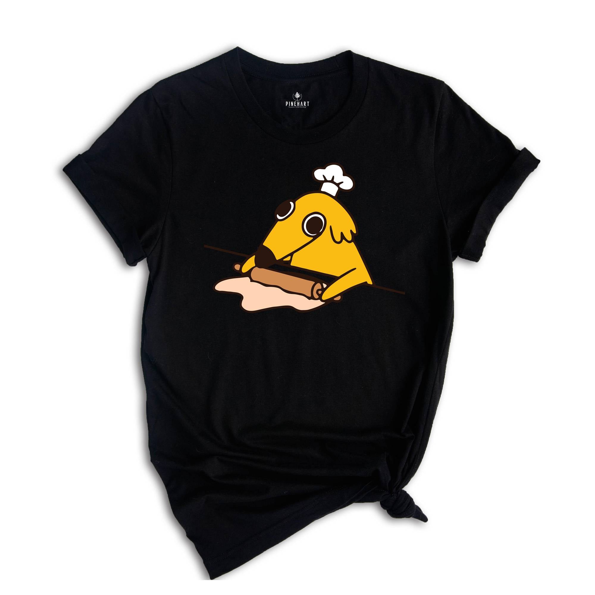 Chef Dog Shirt, Funny Dog Making Biscuit Shirt, Dog T-Shirt, Barking Dog Shirt, Dog Mom T-Shirt, Dog Lover Shirts, Baker Shirt