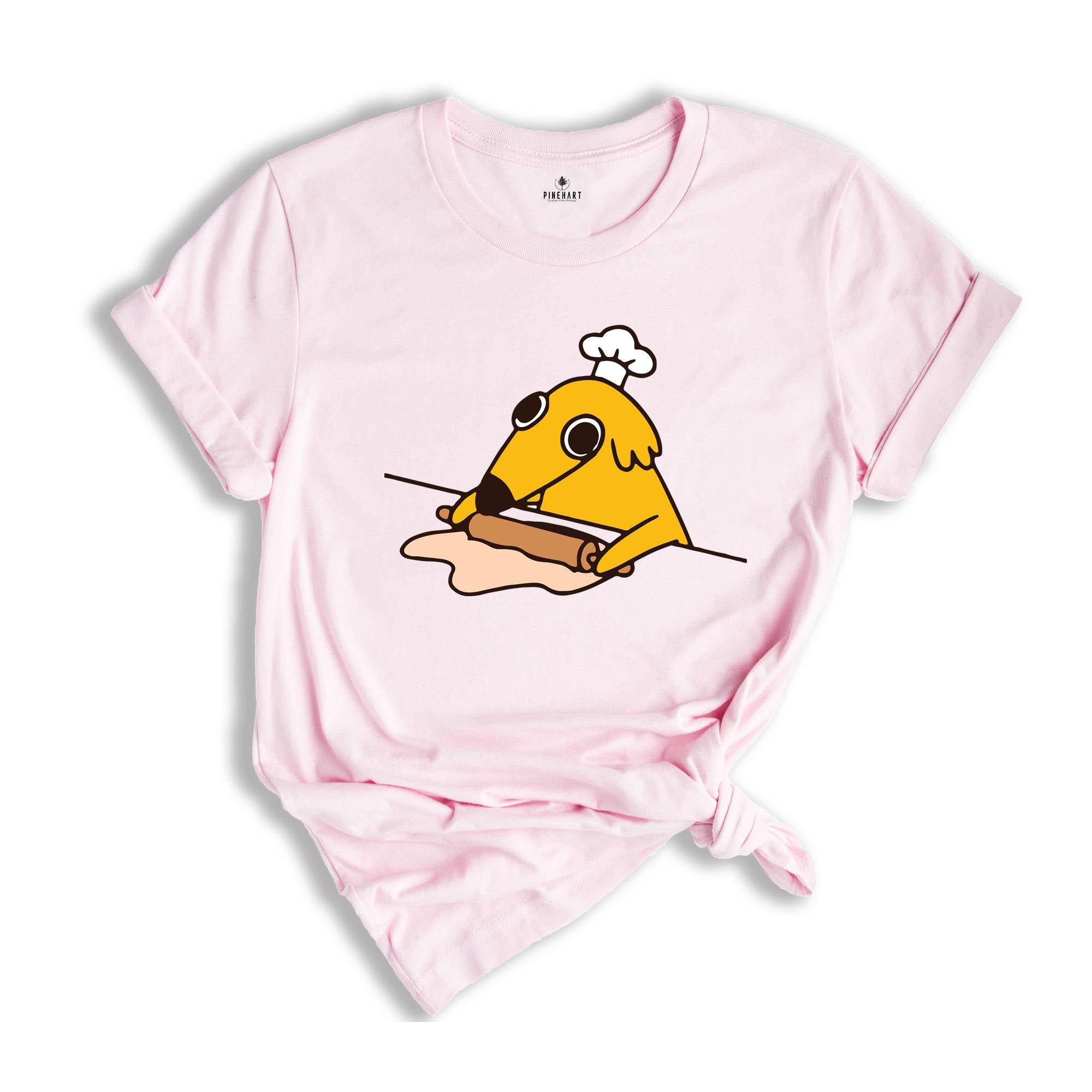 Chef Dog Shirt, Funny Dog Making Biscuit Shirt, Dog T-Shirt, Barking Dog Shirt, Dog Mom T-Shirt, Dog Lover Shirts, Baker Shirt