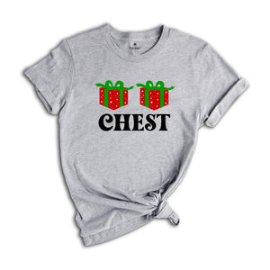 Chest Nuts Couples Christmas Shirts, Couple Christmas Shirts, Couple Sweaters, Funny Christmas Shirt, Matching Christmas Shirts