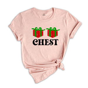 Chest Nuts Couples Christmas Shirts, Couple Christmas Shirts, Couple Sweaters, Funny Christmas Shirt, Matching Christmas Shirts