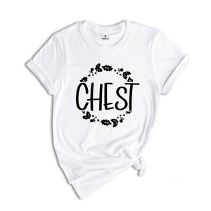 Chest Nuts Couples Christmas Shirts, Funny Christmas T-Shirts, Matching Christmas Shirts, Christmas Couple Tee, Holiday Matching Shirt