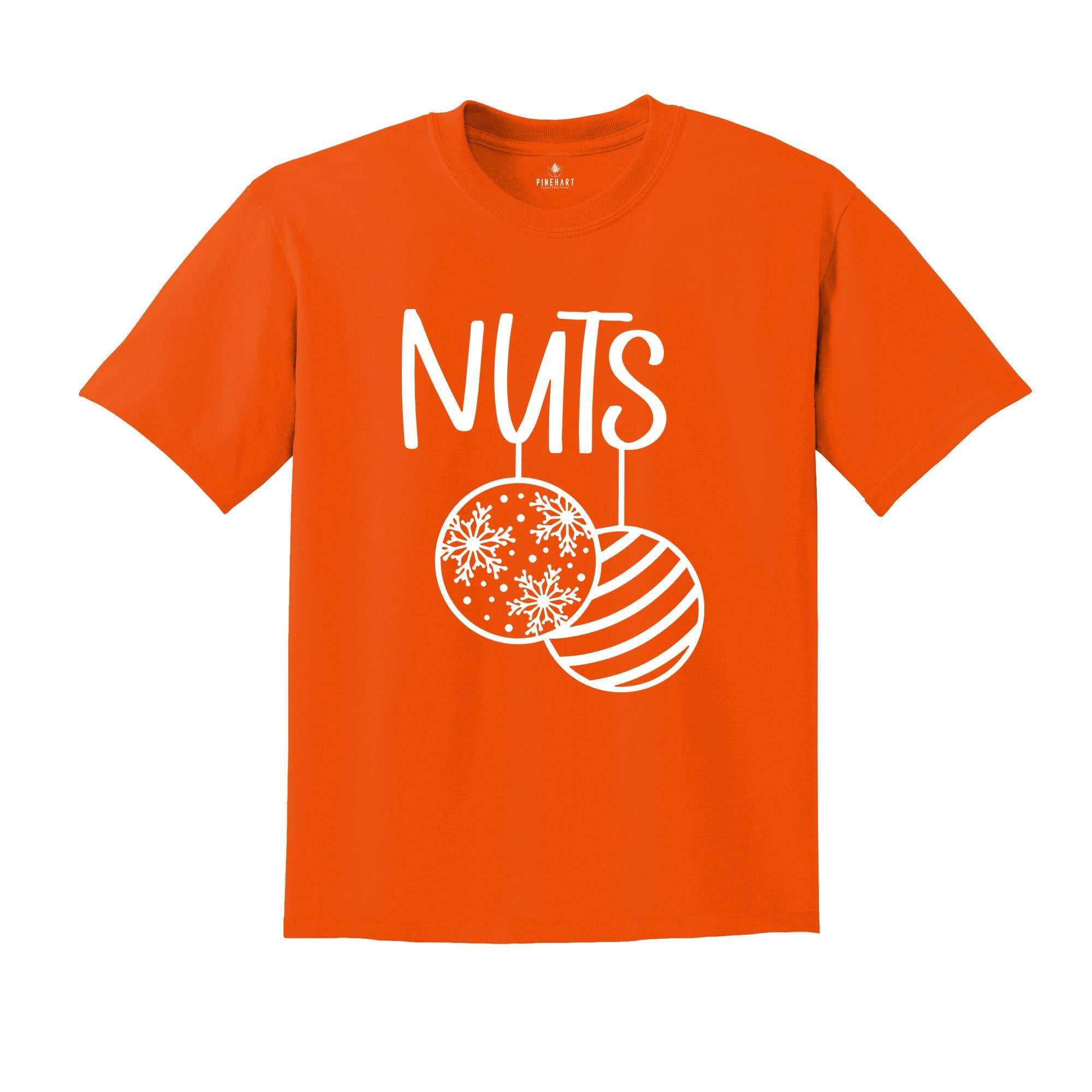 Chest Nuts Couples Christmas Shirts, Funny Christmas T-Shirts, Matching Christmas Shirts, Christmas Couple Tee, Holiday Matching Shirt