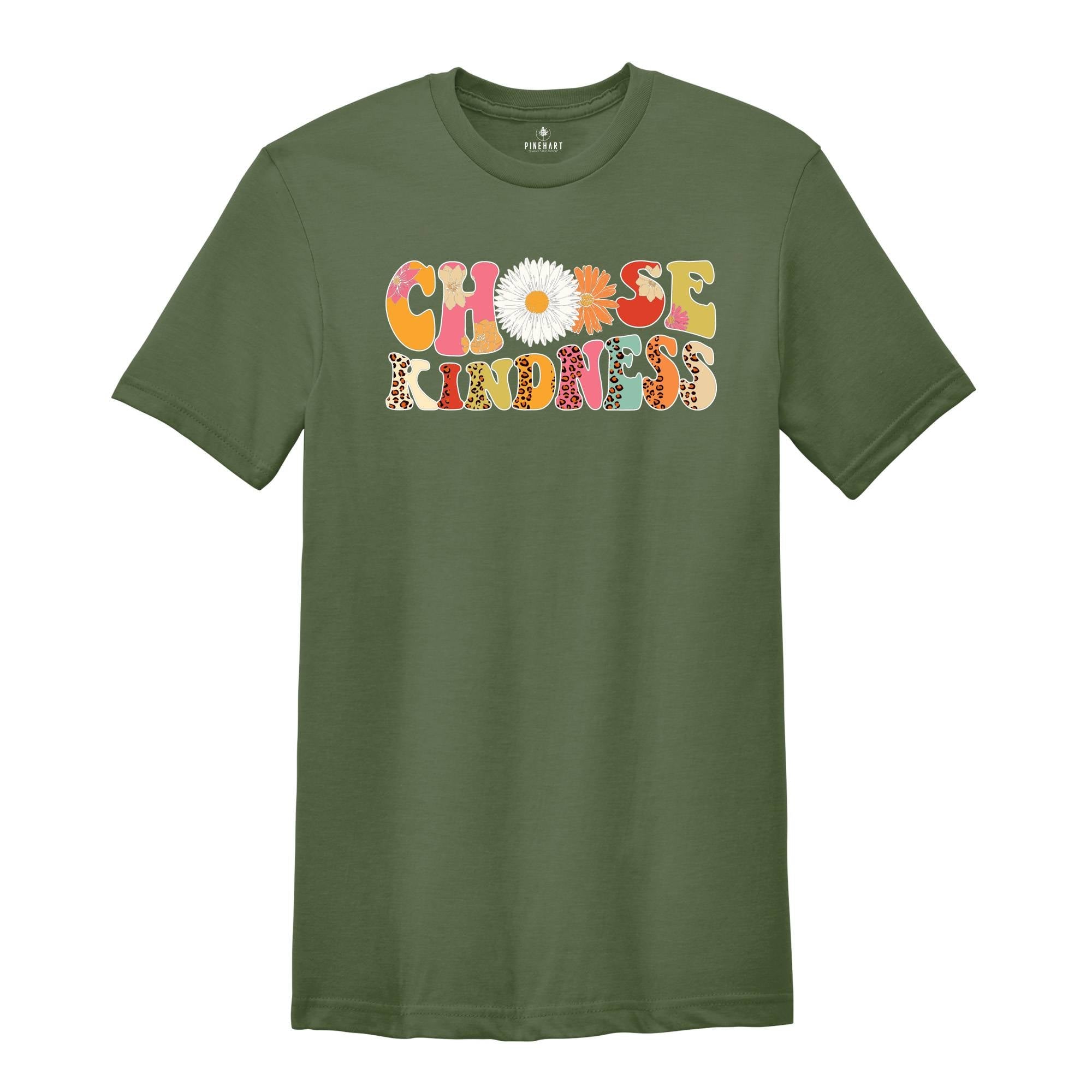 Choose Kindness Shirt, Rainbow Shirt, Floral Shirt, Inclusion Matters, Mental Health Shirt, Positive Shirt, Kindness Shirt, Mental Health