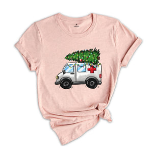 Christmas Ambulance Shirt, Christmas EMS Shirt, Gift For Emergency Medical Technician, Xmas Gift, Medical Shirt