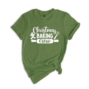 Christmas Baking Crew Shirt, Cookie Baking T-Shirt, Christmas Family Baking, Cookie Eating Crew Shirt, Holiday Apparel