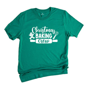 Christmas Baking Crew Shirt, Cookie Baking T-Shirt, Christmas Family Baking, Cookie Eating Crew Shirt, Holiday Apparel