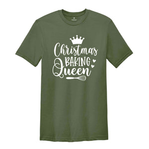 Christmas Baking Queen Shirt, Cute Christmas Shirt, Christmas Sweatshirt, Baking Crew Shirt, Christmas Cookies, Christmas Party