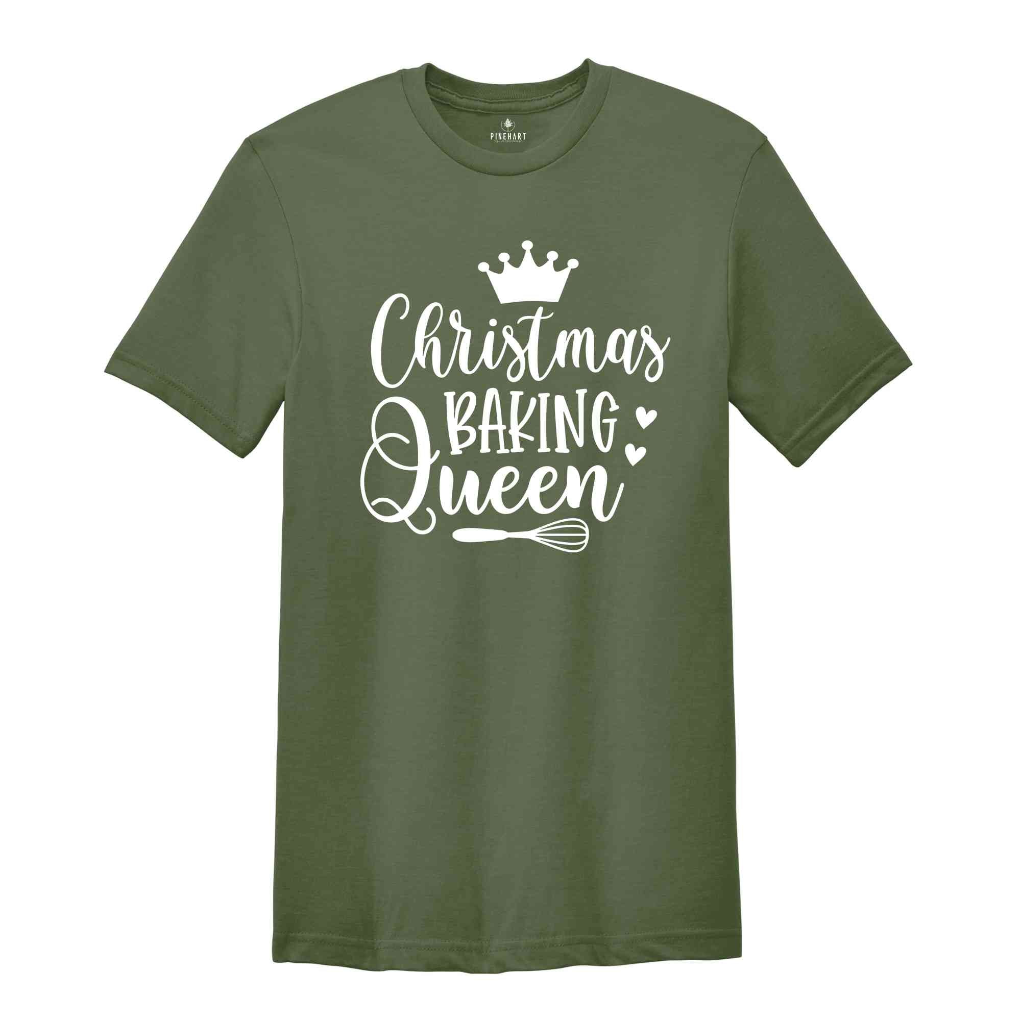 Christmas Baking Queen Shirt, Cute Christmas Shirt, Christmas Sweatshirt, Baking Crew Shirt, Christmas Cookies, Christmas Party