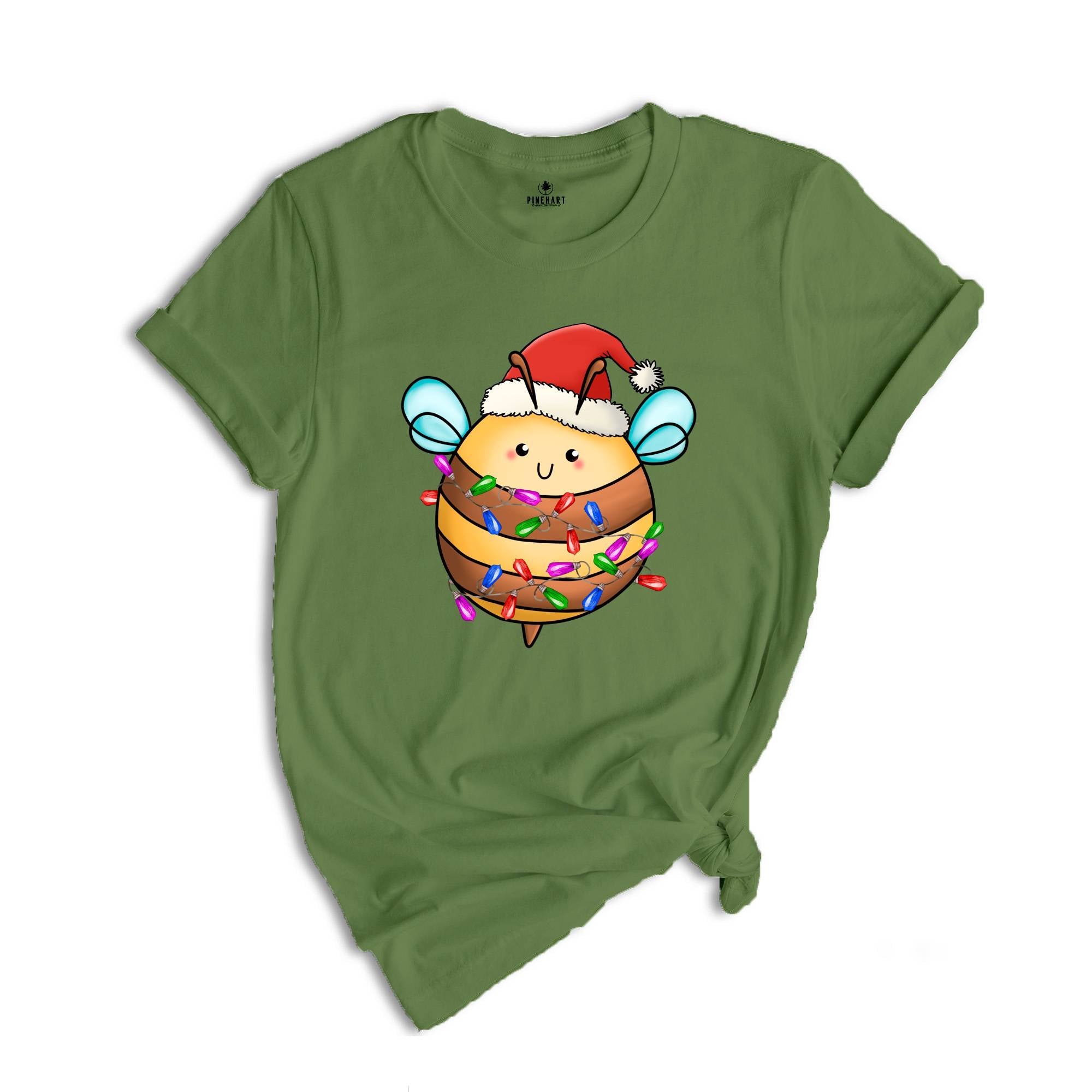 Christmas Bee T-Shirt, Christmas Kids Shirt, Children's Christmas Tee, Family Christmas Shirt, Christmas Gifts, Cute Christmas Costume