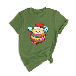 Christmas Bee T-Shirt, Christmas Kids Shirt, Children's Christmas Tee, Family Christmas Shirt, Christmas Gifts, Cute Christmas Costume