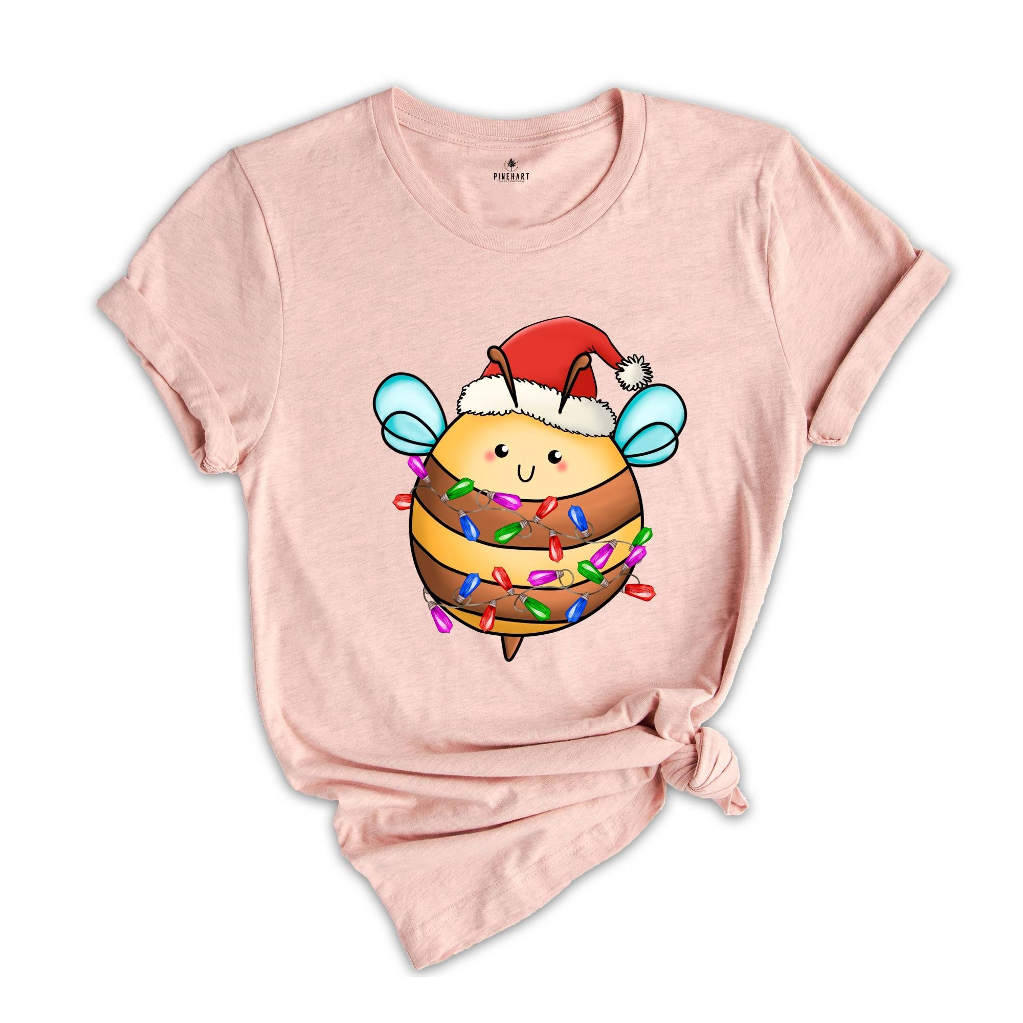 Christmas Bee T-Shirt, Christmas Kids Shirt, Children's Christmas Tee, Family Christmas Shirt, Christmas Gifts, Cute Christmas Costume