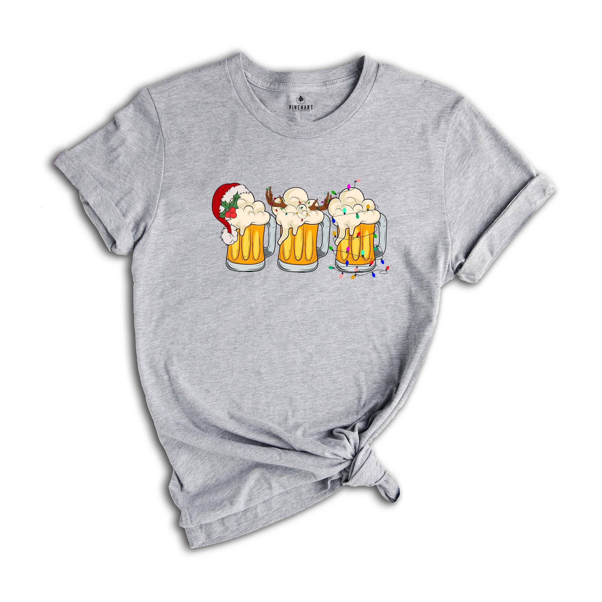 Christmas Beer Shirt, Drinking Club Shirt, Drunkard Gift, Christmas Party Tee, Christmas Sweatshirt, Gift for Dad
