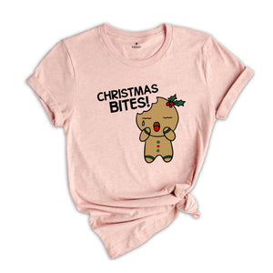 Christmas Bites T-Shirt, Christmas Baker Shirt, Gingerbread Cookies Tee, Funny Gingerbread Sweatshirt, Christmas Gift