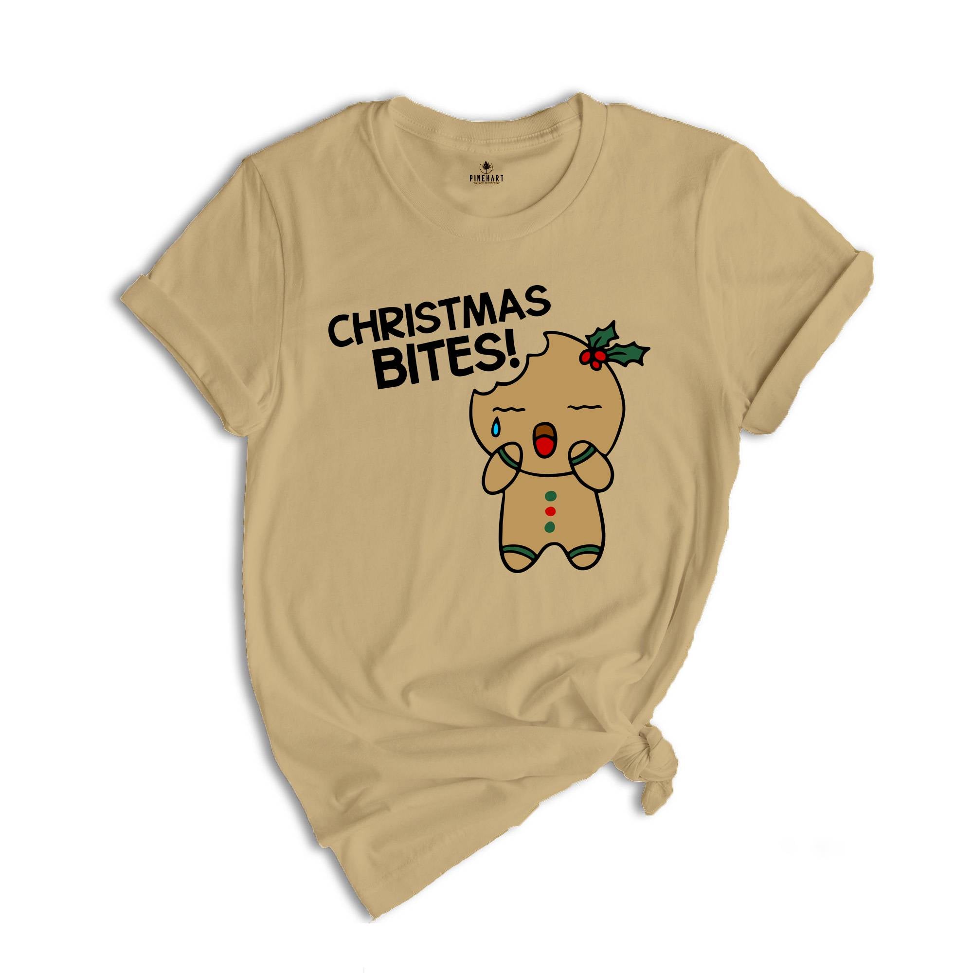 Christmas Bites T-Shirt, Christmas Baker Shirt, Gingerbread Cookies Tee, Funny Gingerbread Sweatshirt, Christmas Gift