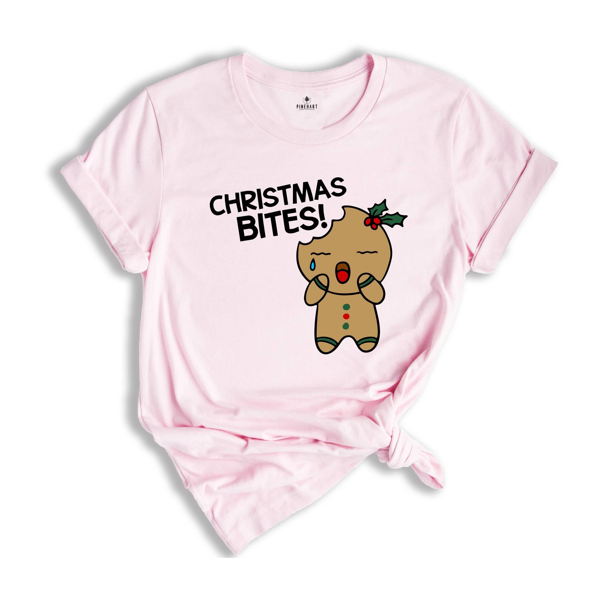 Christmas Bites T-Shirt, Christmas Baker Shirt, Gingerbread Cookies Tee, Funny Gingerbread Sweatshirt, Christmas Gift