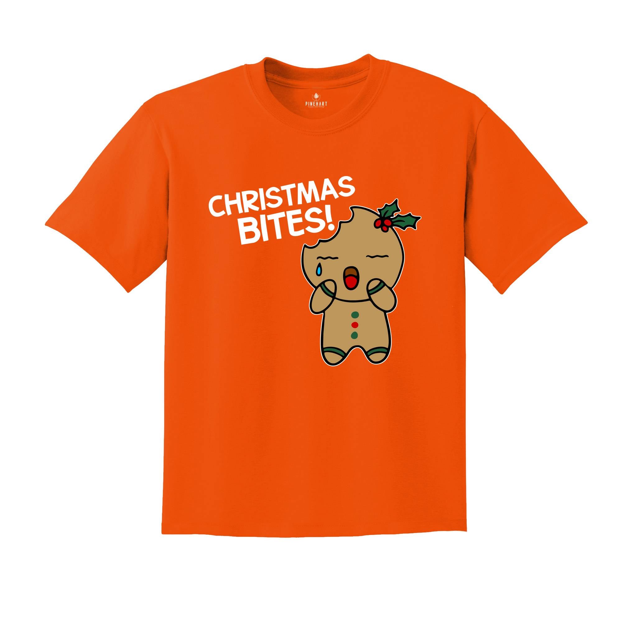 Christmas Bites T-Shirt, Christmas Baker Shirt, Gingerbread Cookies Tee, Funny Gingerbread Sweatshirt, Christmas Gift
