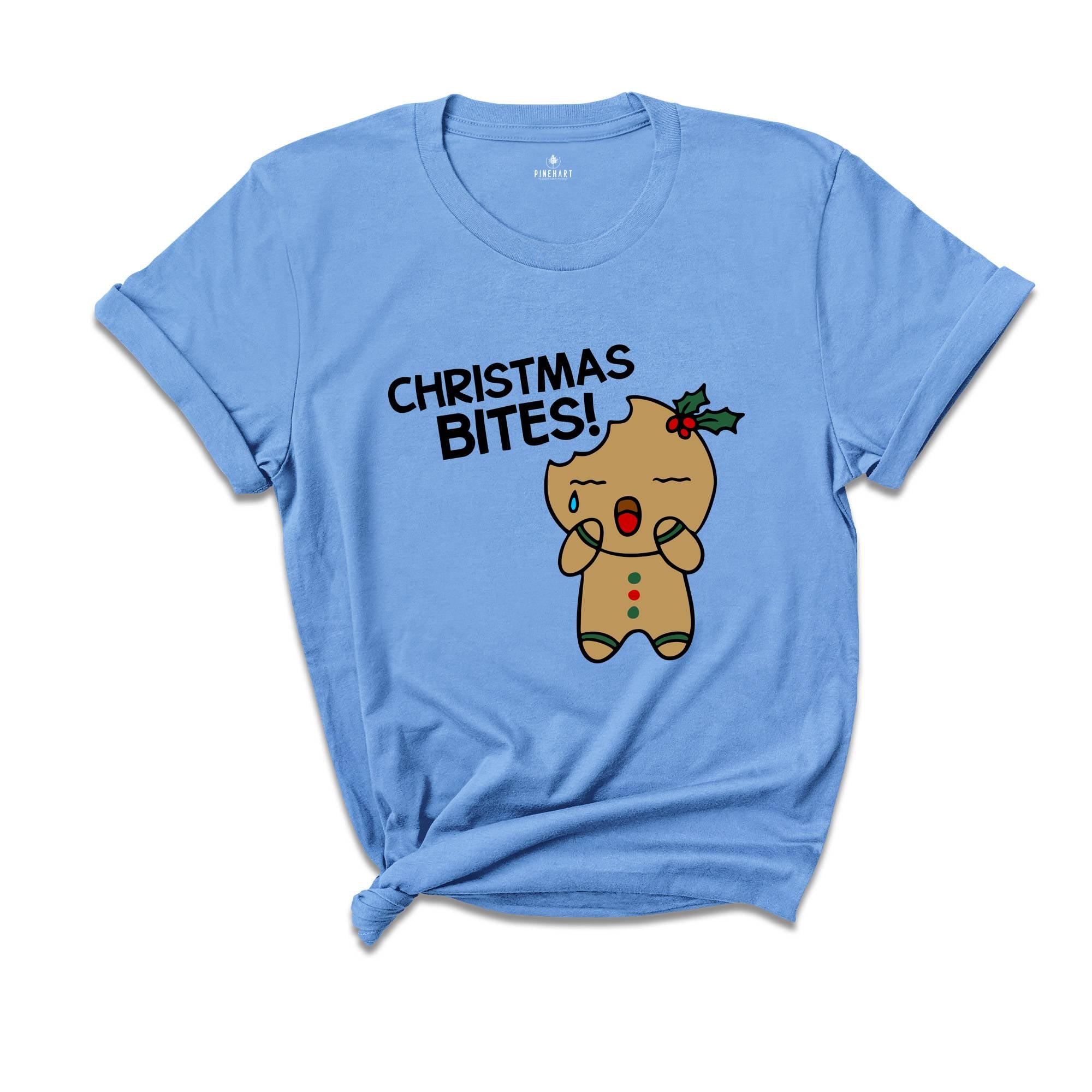 Christmas Bites T-Shirt, Christmas Baker Shirt, Gingerbread Cookies Tee, Funny Gingerbread Sweatshirt, Christmas Gift