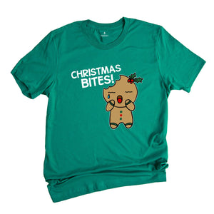 Christmas Bites T-Shirt, Christmas Baker Shirt, Gingerbread Cookies Tee, Funny Gingerbread Sweatshirt, Christmas Gift