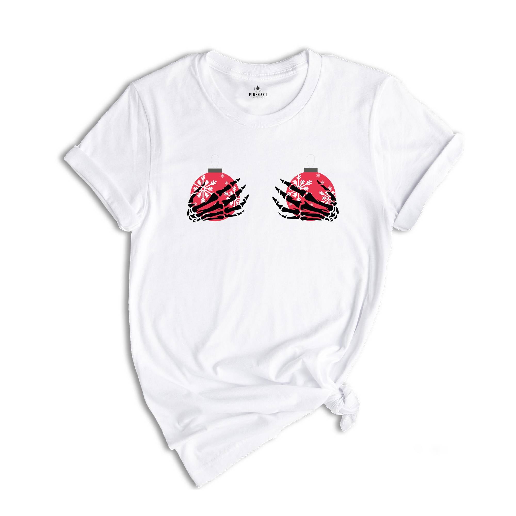 Christmas Boobs Shirt, Santa Hands, Christmas Shirt, Santa Claus Shirt, Christmas Gift,Holiday Shirt, Holding Boobs Shirt,Santa Gloves Shirt